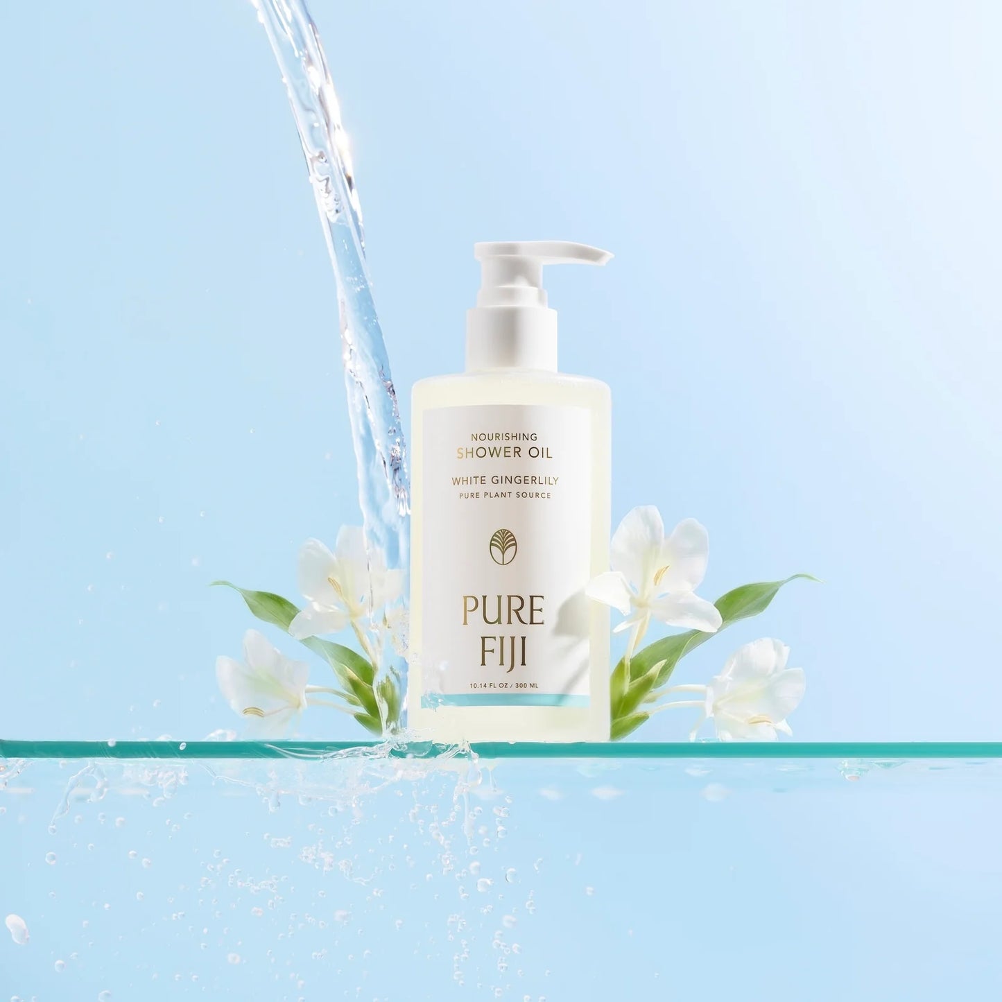 Pure Fiji Gingerlily Shower Oil 300ml
