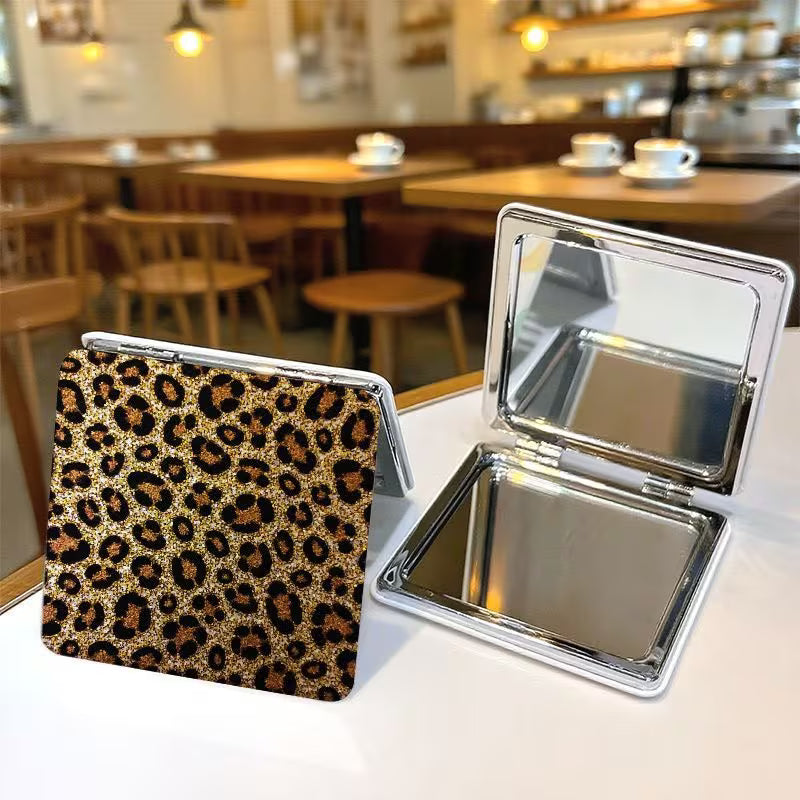 Glitzy Cheetah Mirror