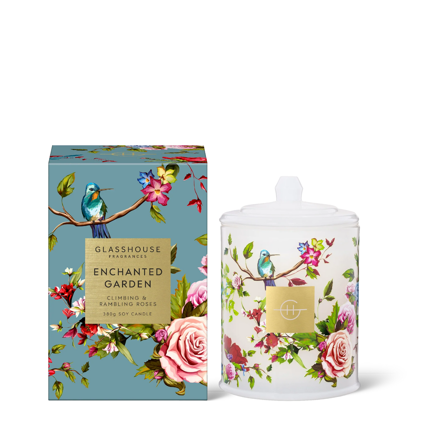 Glasshouse Candle 380g Enchanted Garden