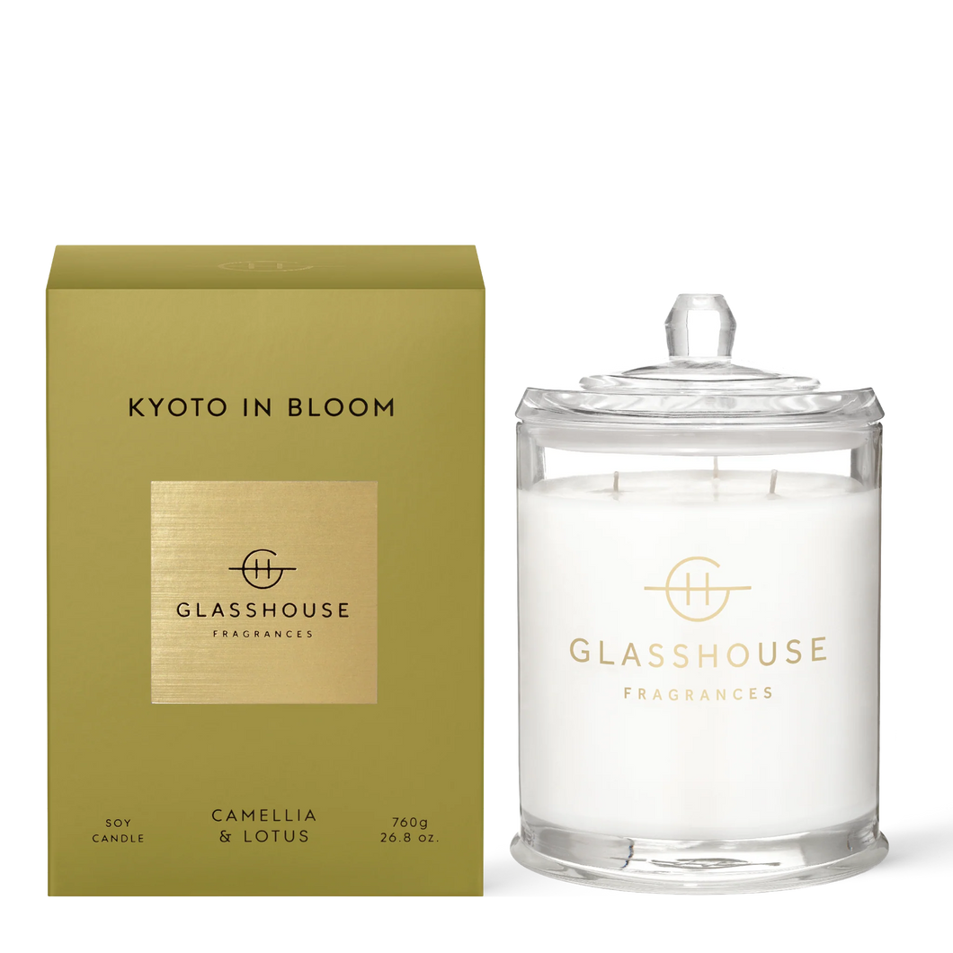 Glasshouse Candle 760g Kyoto in Bloom