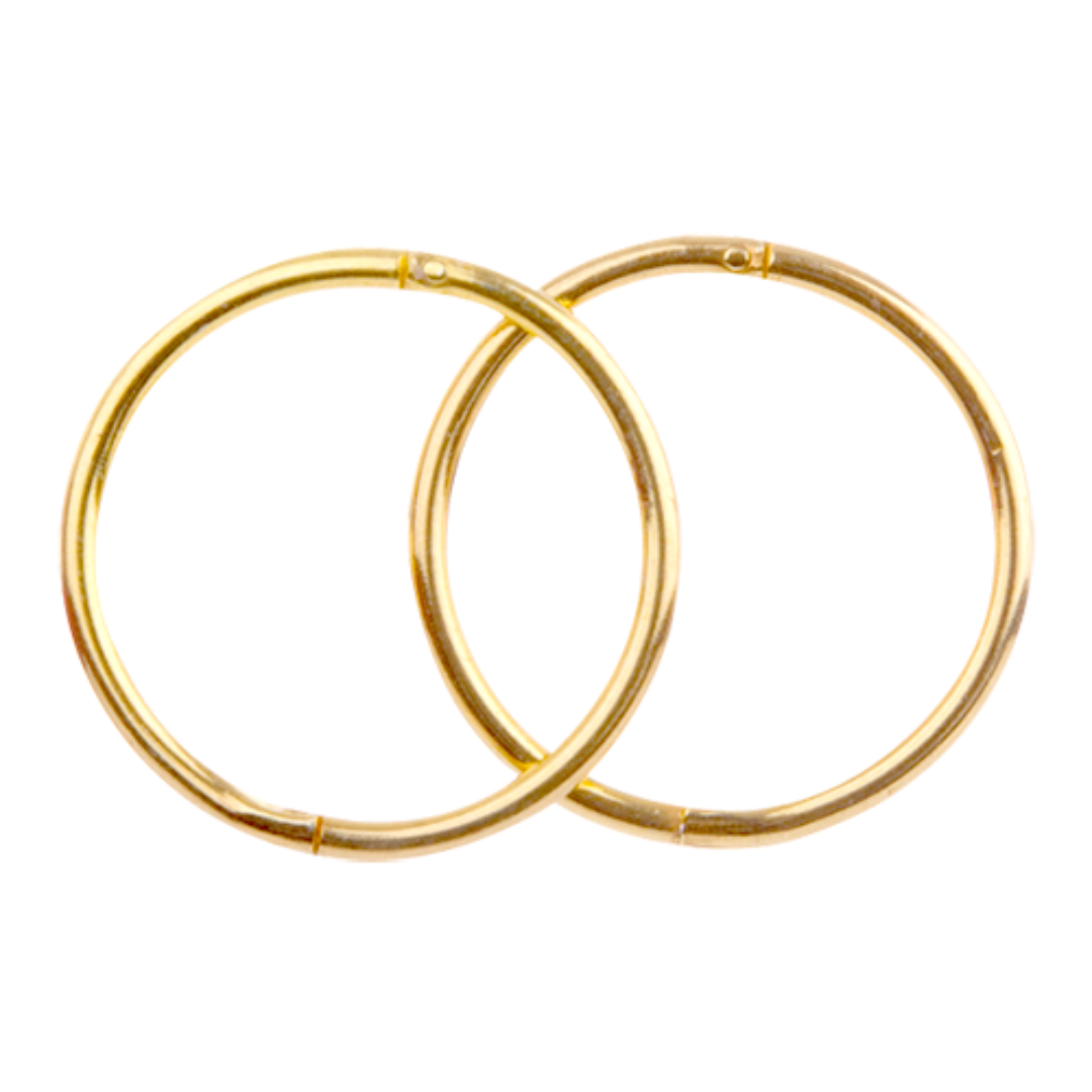 Plain Gold Sleeper Regular Earrings