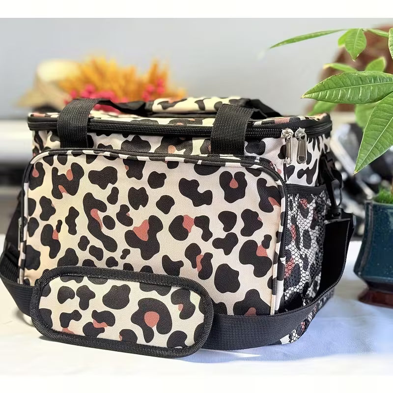 Glitzy Cheetah Lunch Bag