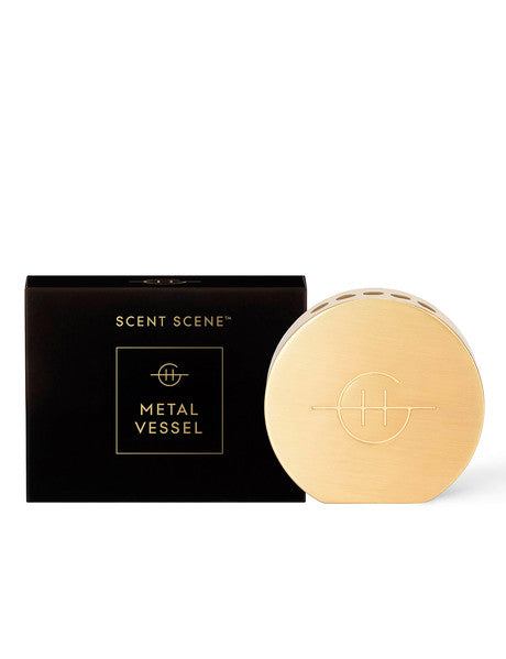 Glasshouse Scent Scene Gold Metal Vessel