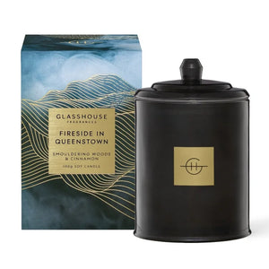 Glasshouse Candle 380g Fireside in Queenstown
