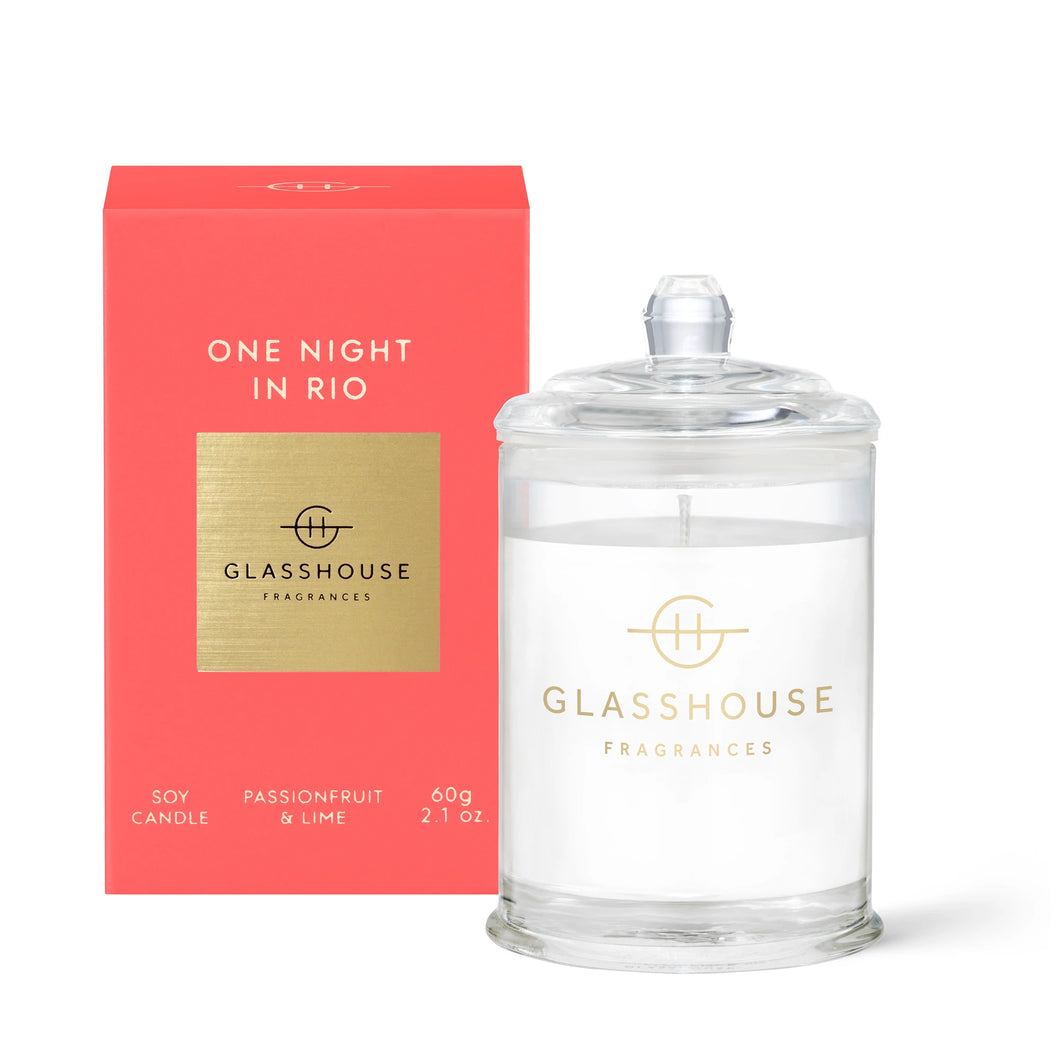 Glasshouse Candle 60g One Night In Rio